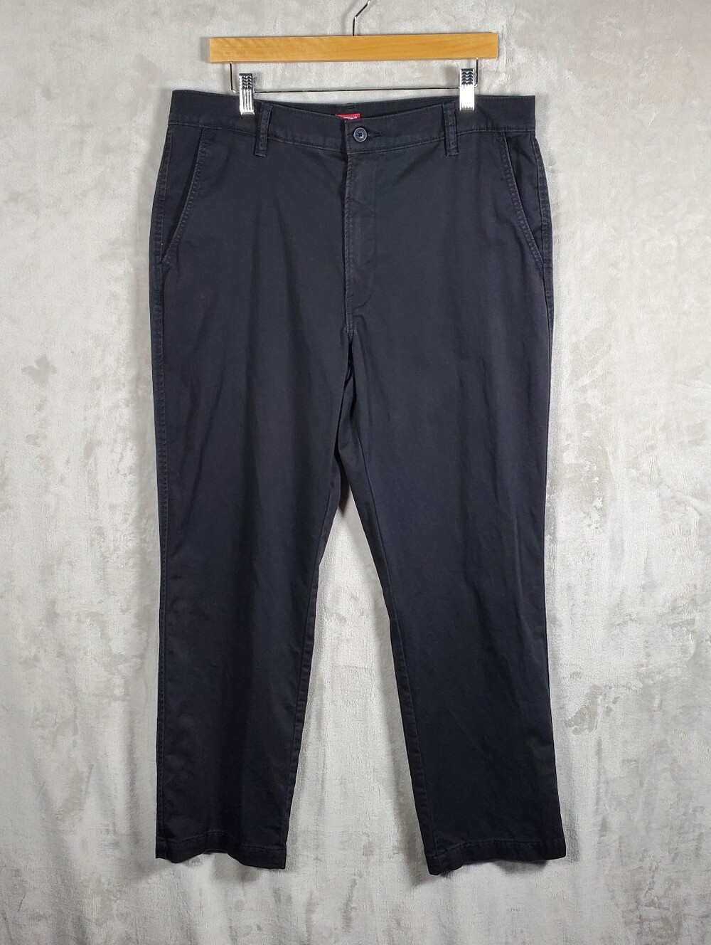 Levi's XX Chino Pants Men's 36x32 Black Relaxed Straight Stretch Streetwear